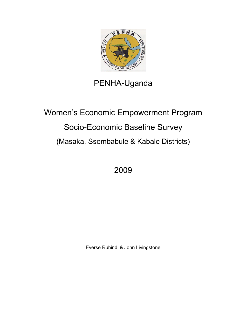 PENHA-Uganda Women's Economic Empowerment Program Socio