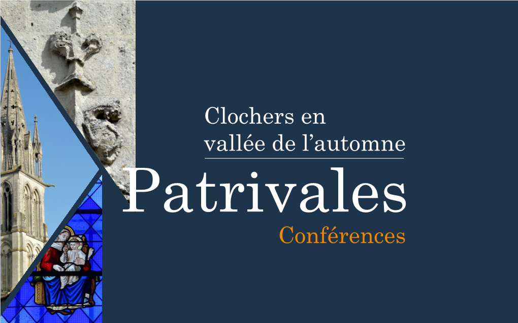 Conférences Clochers En Vallée De L'automne