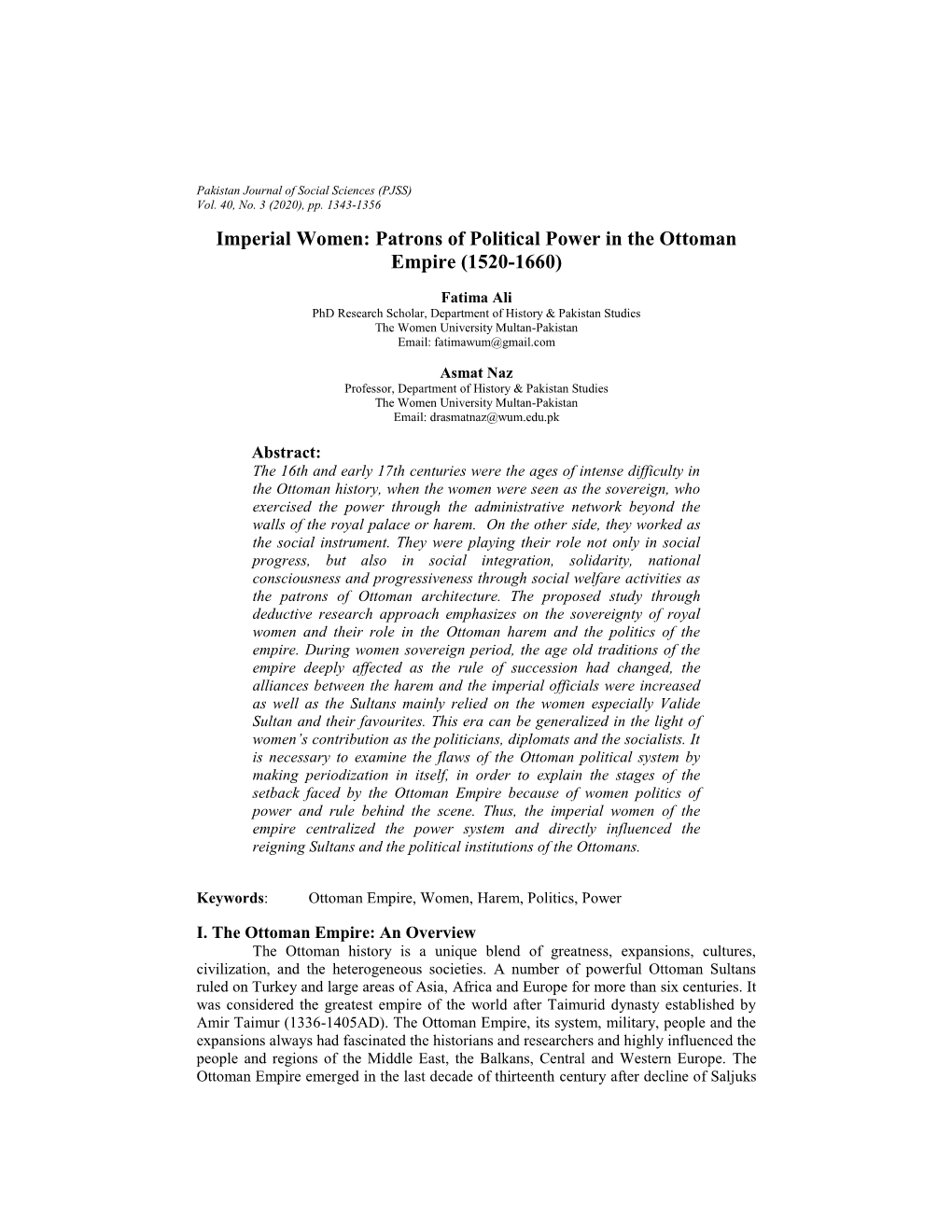 Contribution of Fiscal Decentralization To