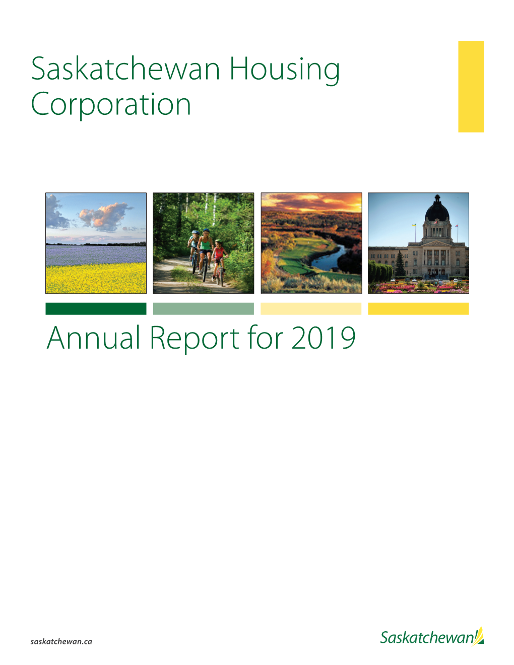 2019 Saskatchewan Housing Corporation Annual Report