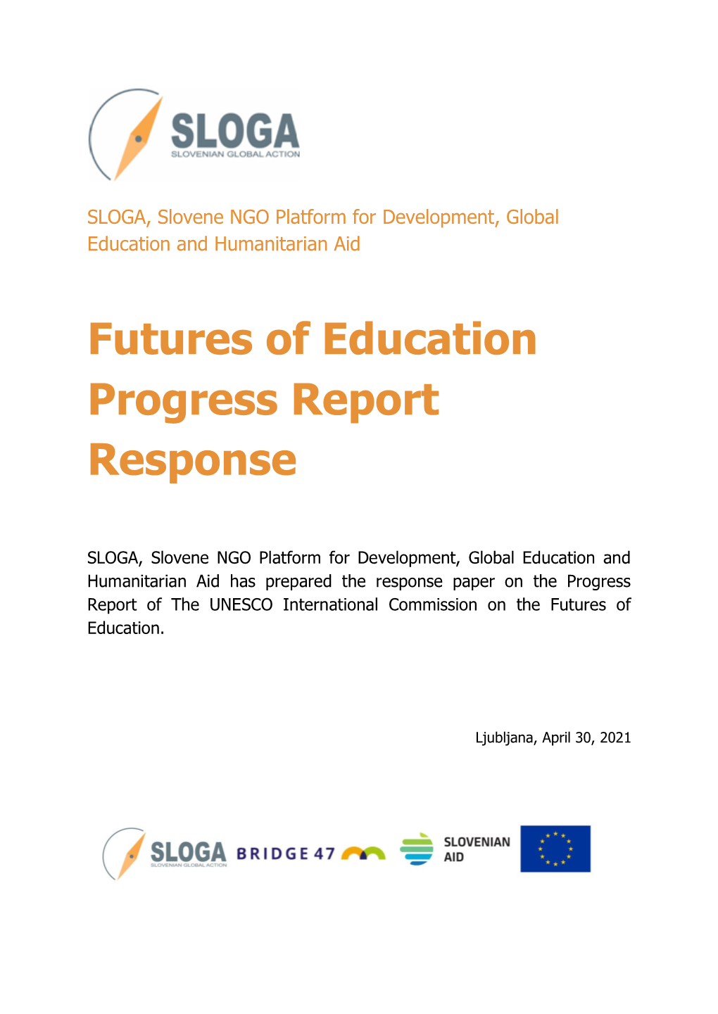 Futures of Education Progress Report Response