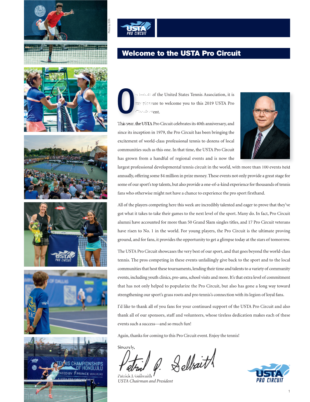 2019 USTA Pro Circuit Program