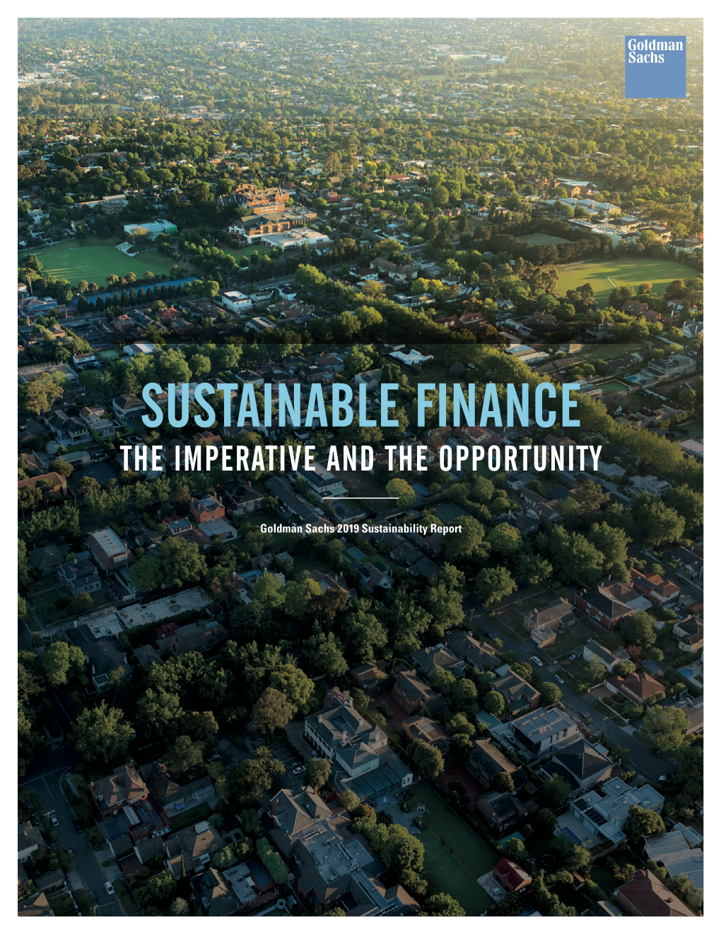 2019 Sustainability Report Goldman Sachs 2019 Sustainability Report CONTENTS