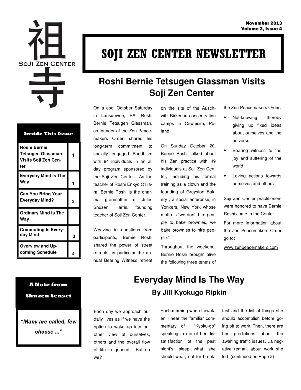 SZC Newsletter November2013.Pub