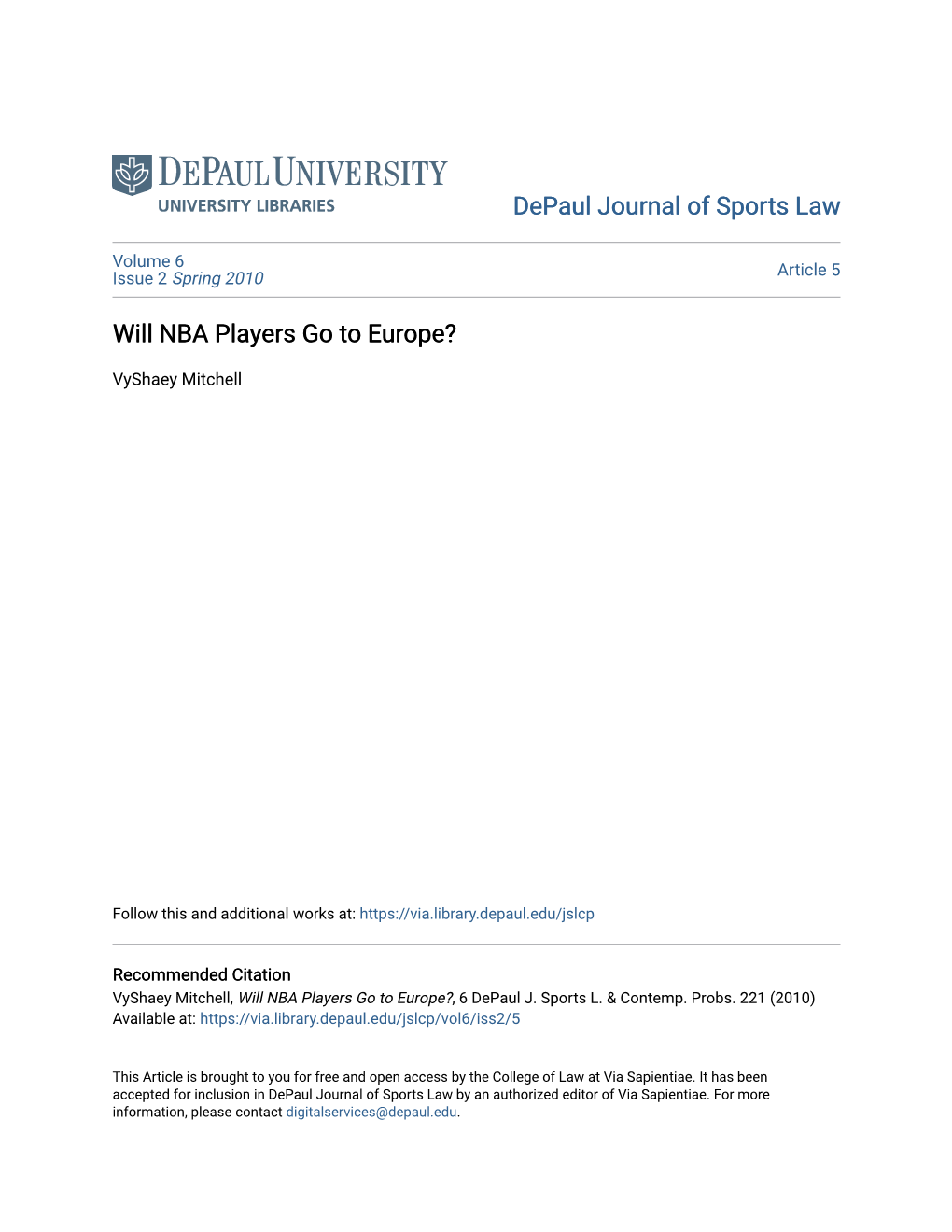 Will NBA Players Go to Europe?