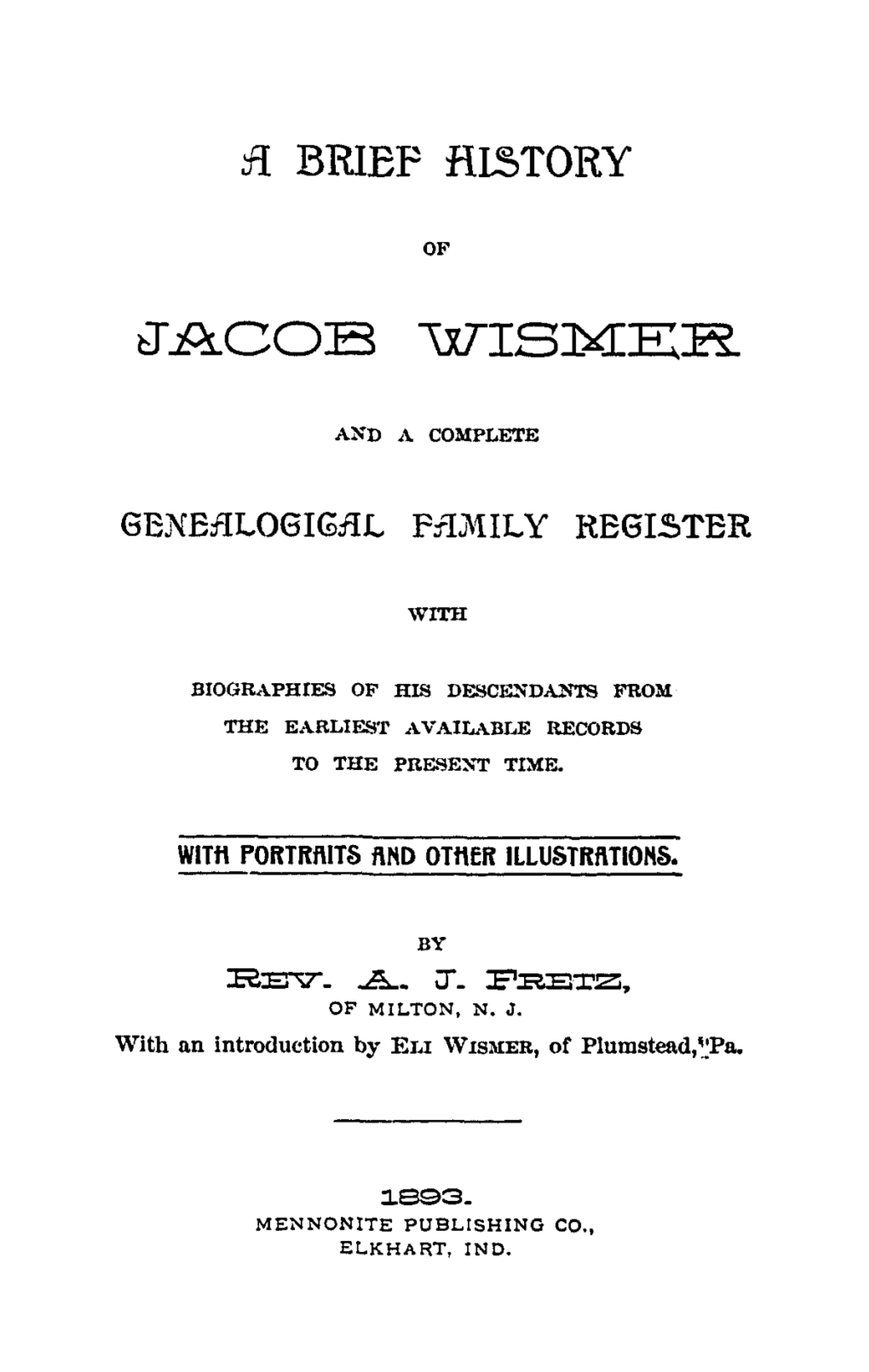 Jacob \Xtismer