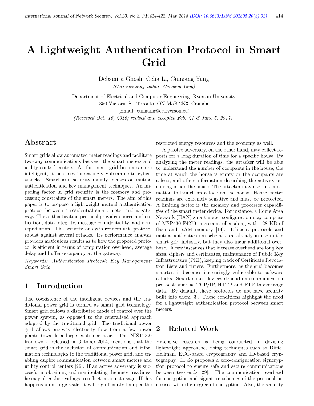 A Lightweight Authentication Protocol in Smart Grid