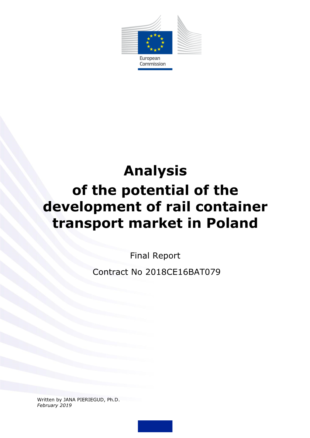 Analysis of the Potential of the Development of Rail Container Transport Market in Poland