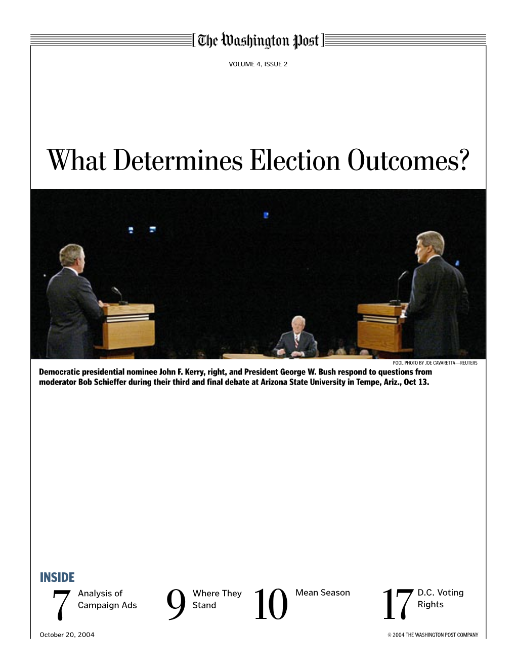 What Determines Election Outcomes?