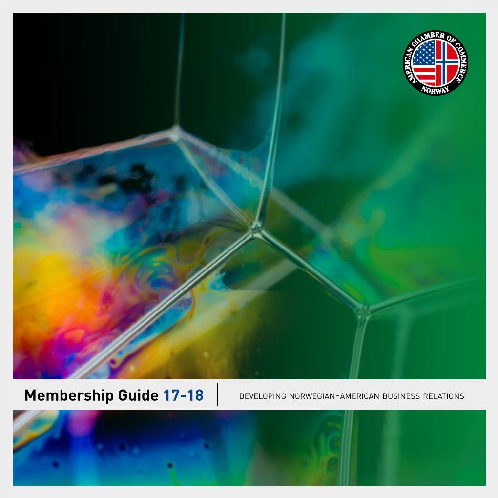 Membership Guide 17-18 Developing Norwegian-American Business Relations 2