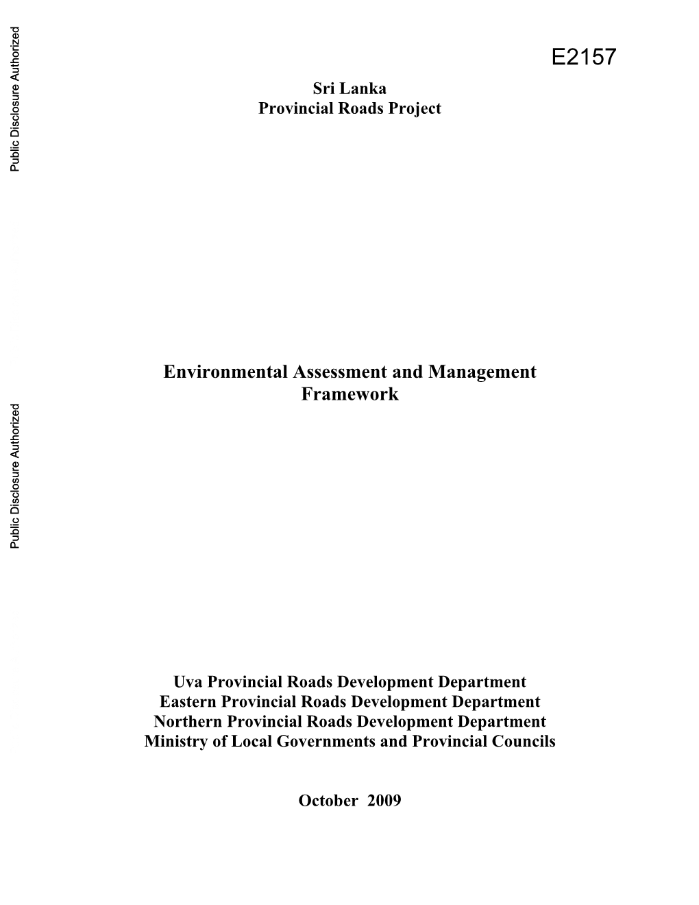 World Bank Document