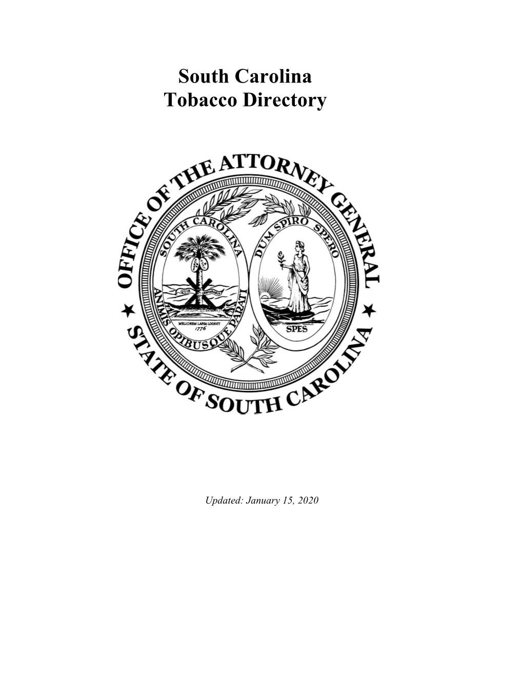 South Carolina Tobacco Directory By