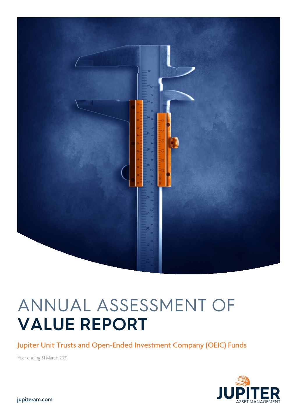 Annual Assessment of Value Report