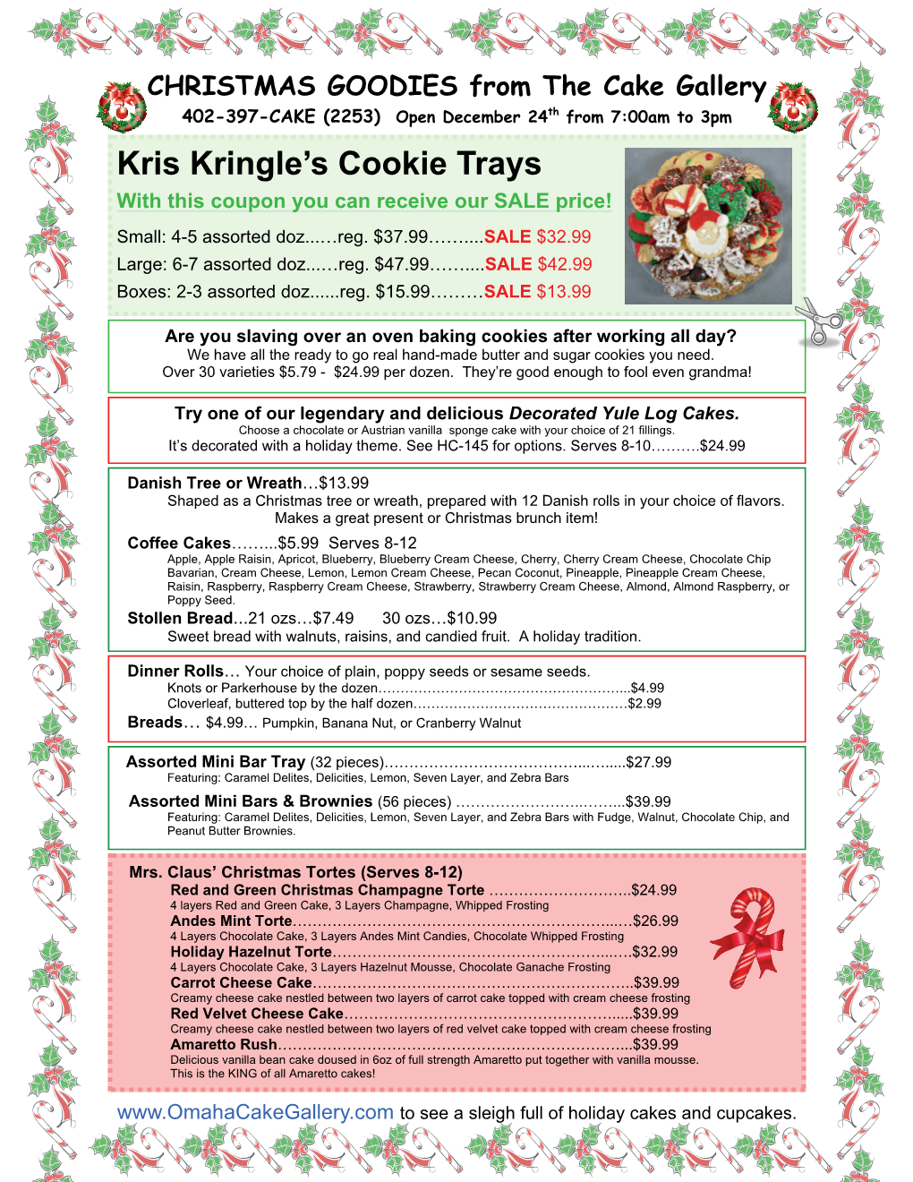 Kris Kringle's Cookie Trays