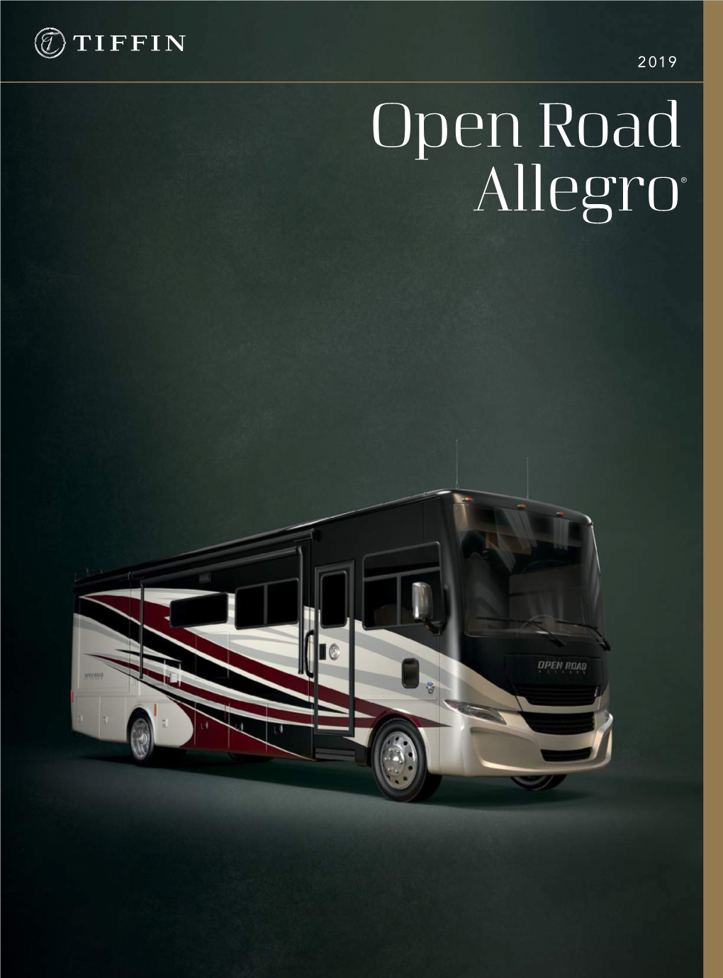 Open Road Allegro® 34 PA with MOCHA CABINETS and CASHMERE INTERIOR LIVING AREA a LEGEND in ITS OWN TIME
