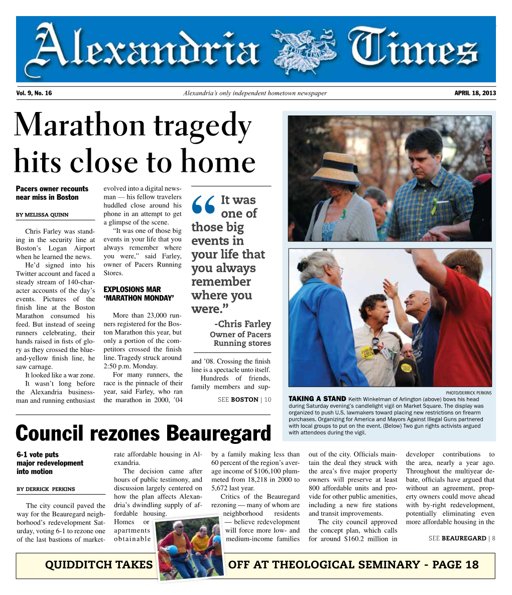 Marathon Tragedy Hits Close to Home