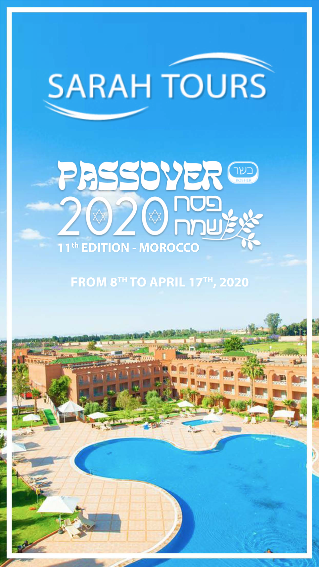 From 8Th to April 17Th, 2020 Mogador Agdal Congress & Spa Marrakech City in the Center of Morocco