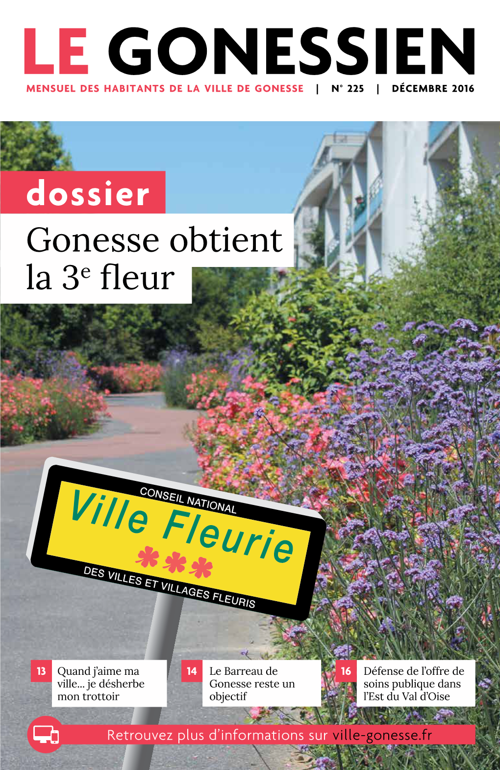 Dossier Gonesse Obtient La 3E Fleur