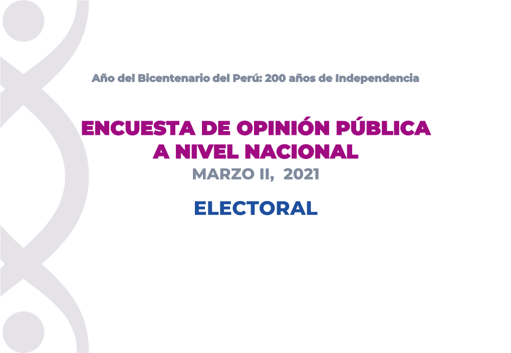 Marzo II 2021 Electoral