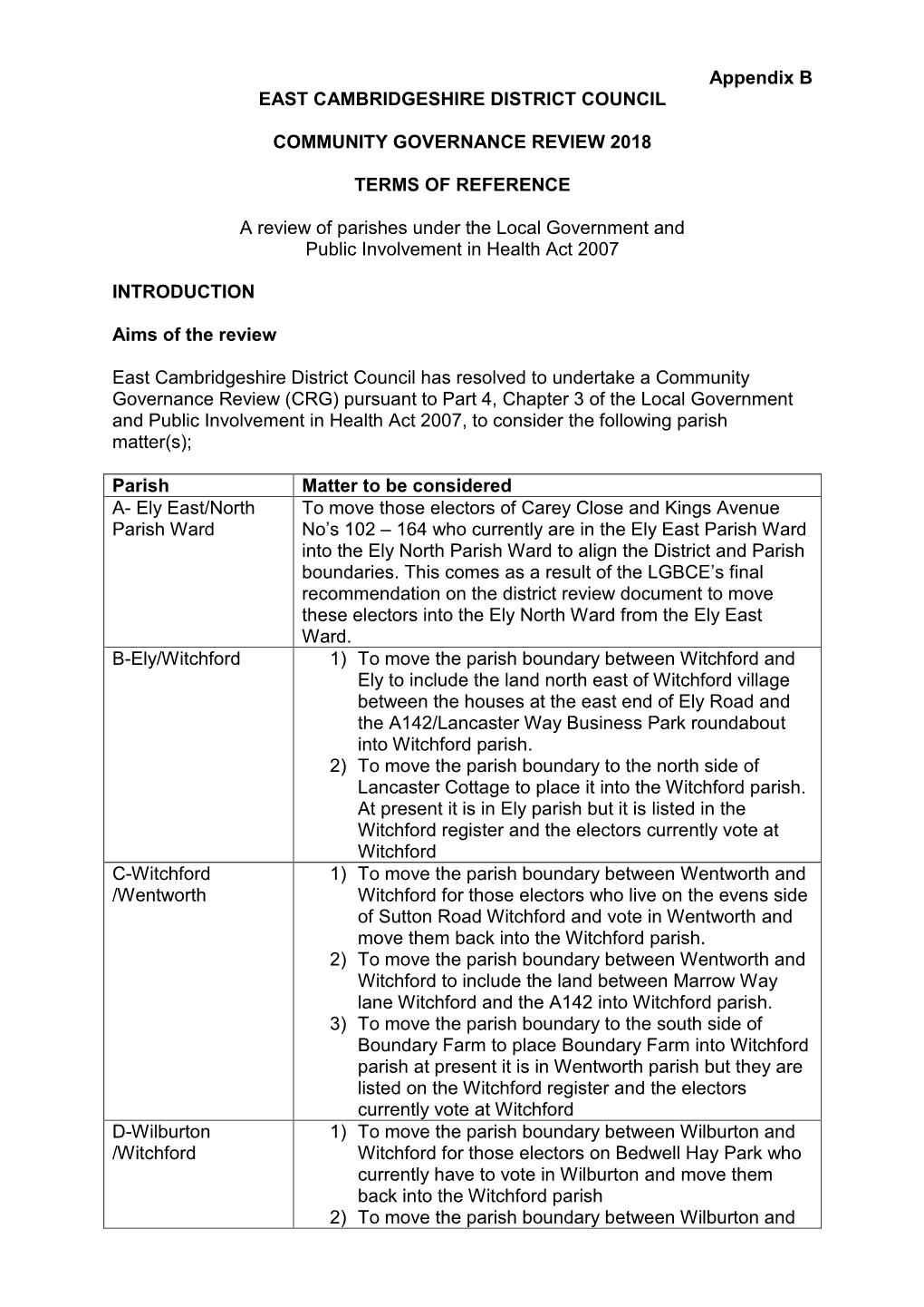 East Cambridgeshire District Council |