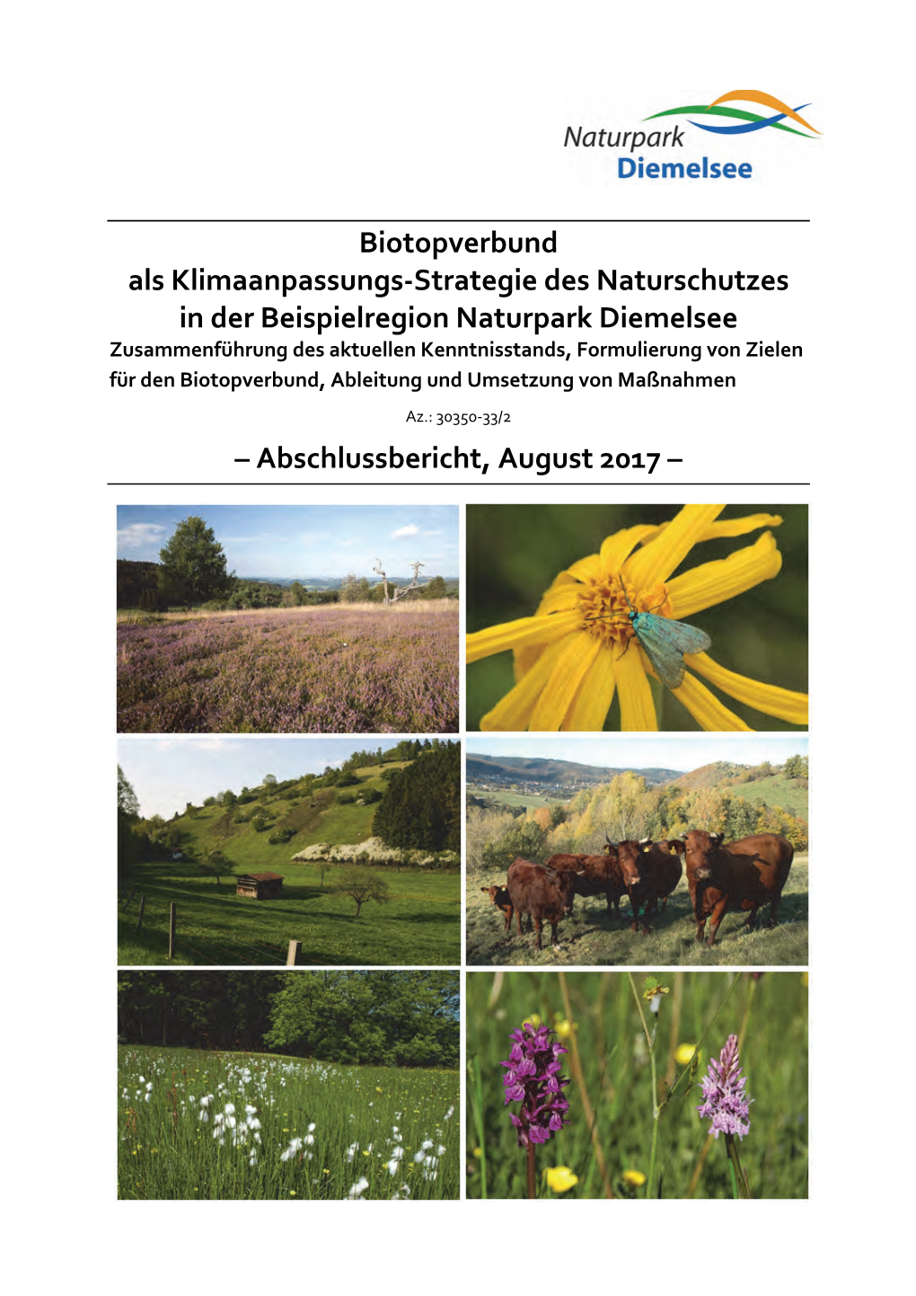 Biotopverbund Als Klimaanpassungs-Strategie Des Naturschutzes in Der Beispielregion Naturpark Diemelsee Stichworte
