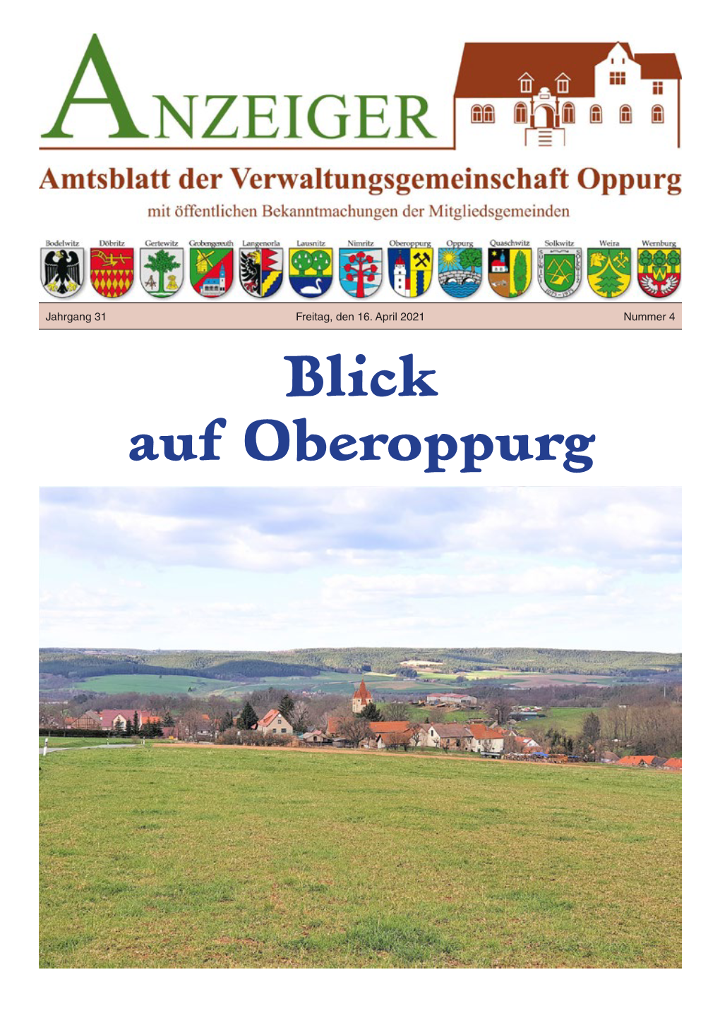 Blick Auf Oberoppurg Oppurg - 2 - Nr