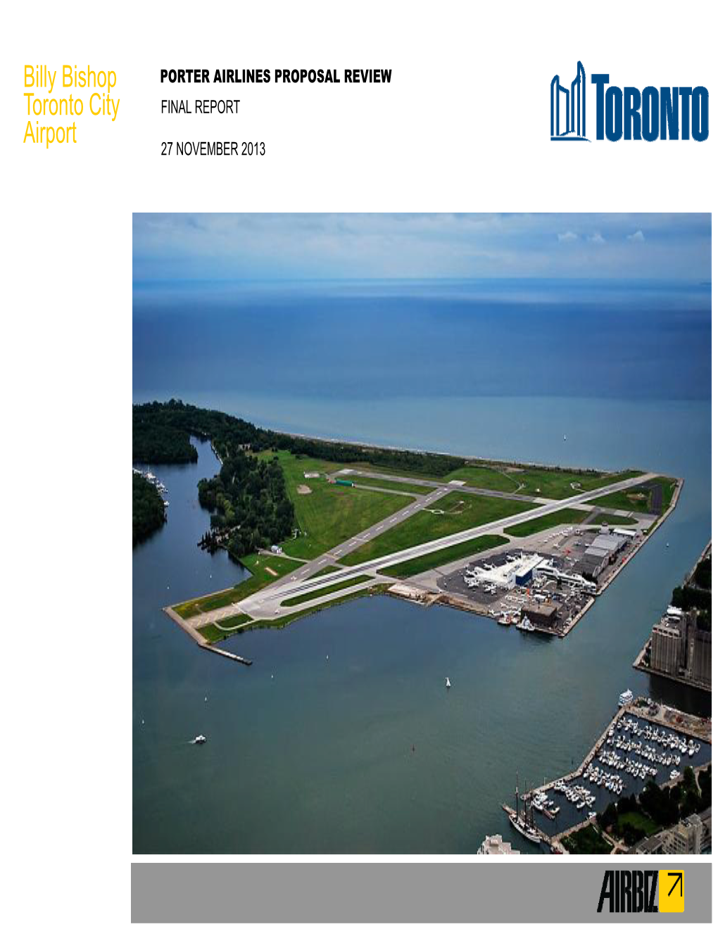 Billy Bishop Toronto City Airport (BBTCA)