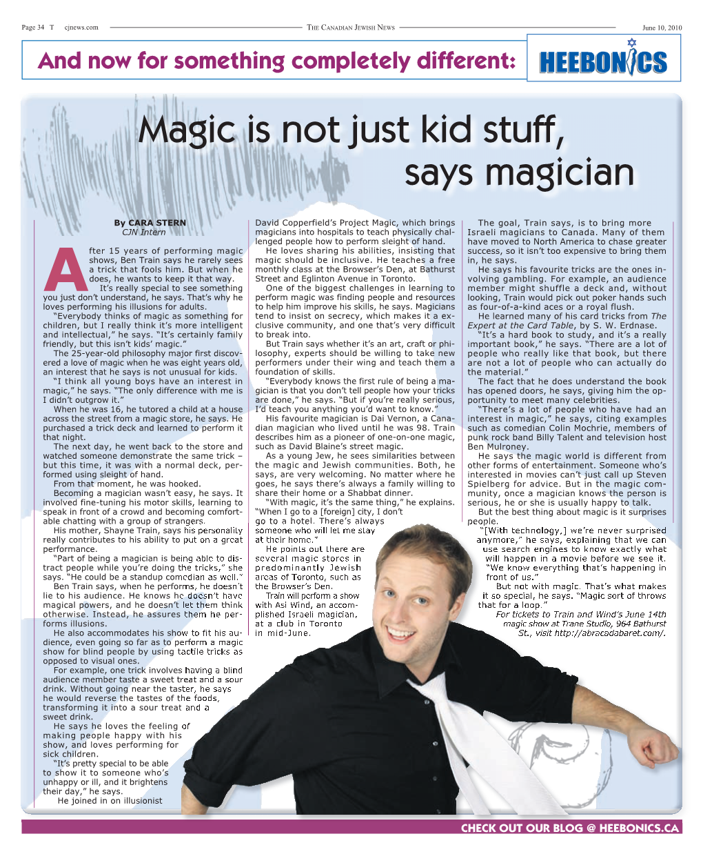 Magic Is Not Just Kid Stuff, Says Magician