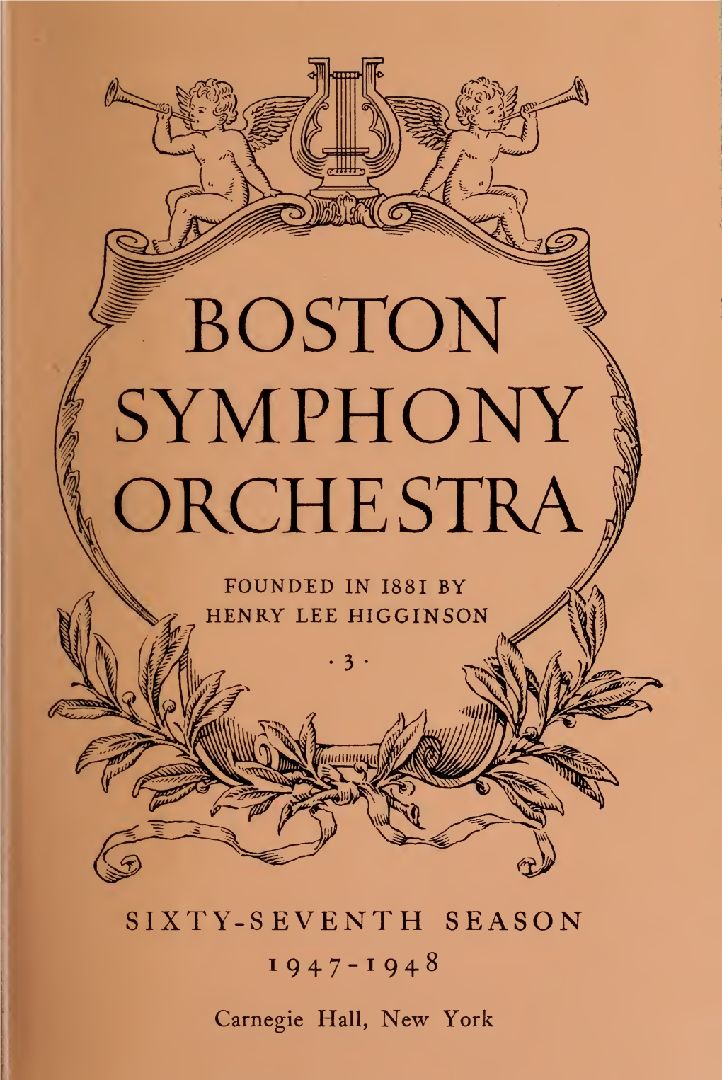 Boston Symphony Orchestra Concert Programs, Season 67, 1947-1948, Trip