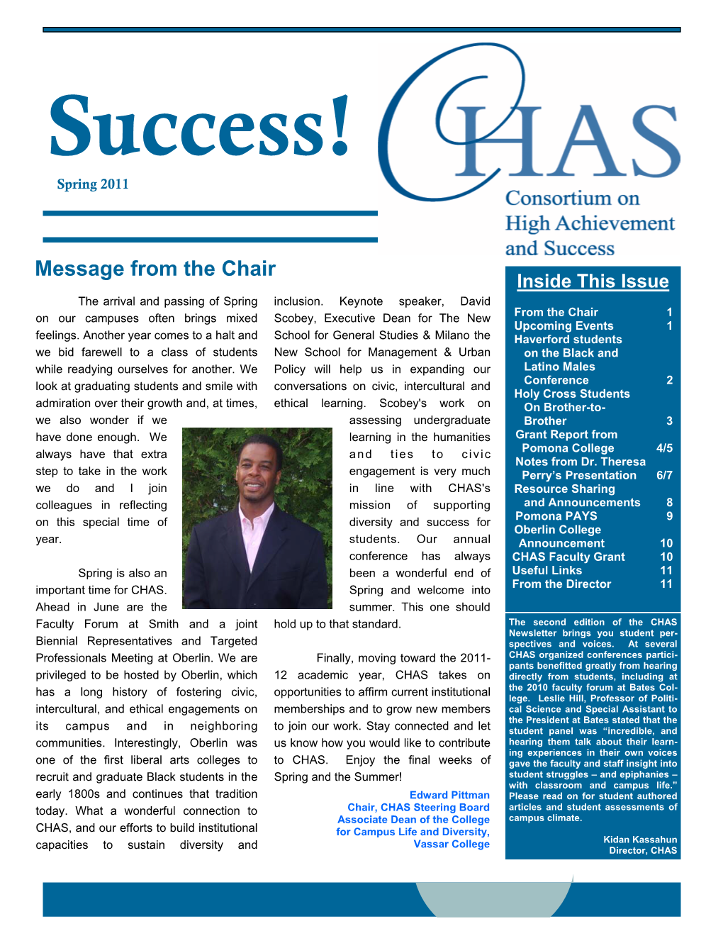 CHAS News SPRING 2011 Edits02