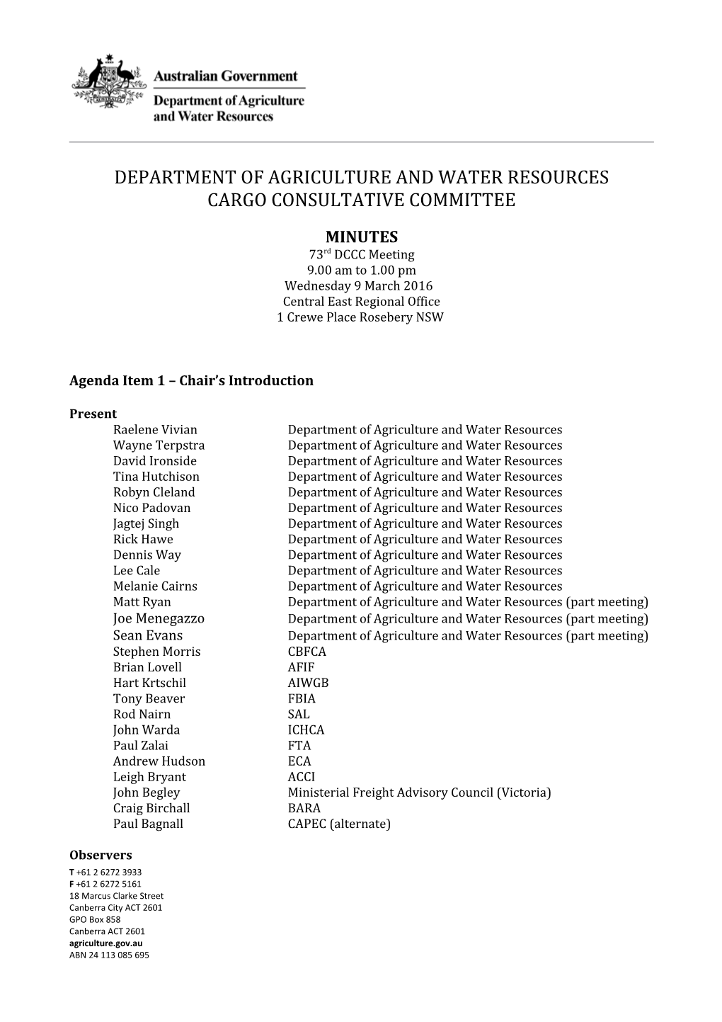 Department of Agriculture and Water Resources s1