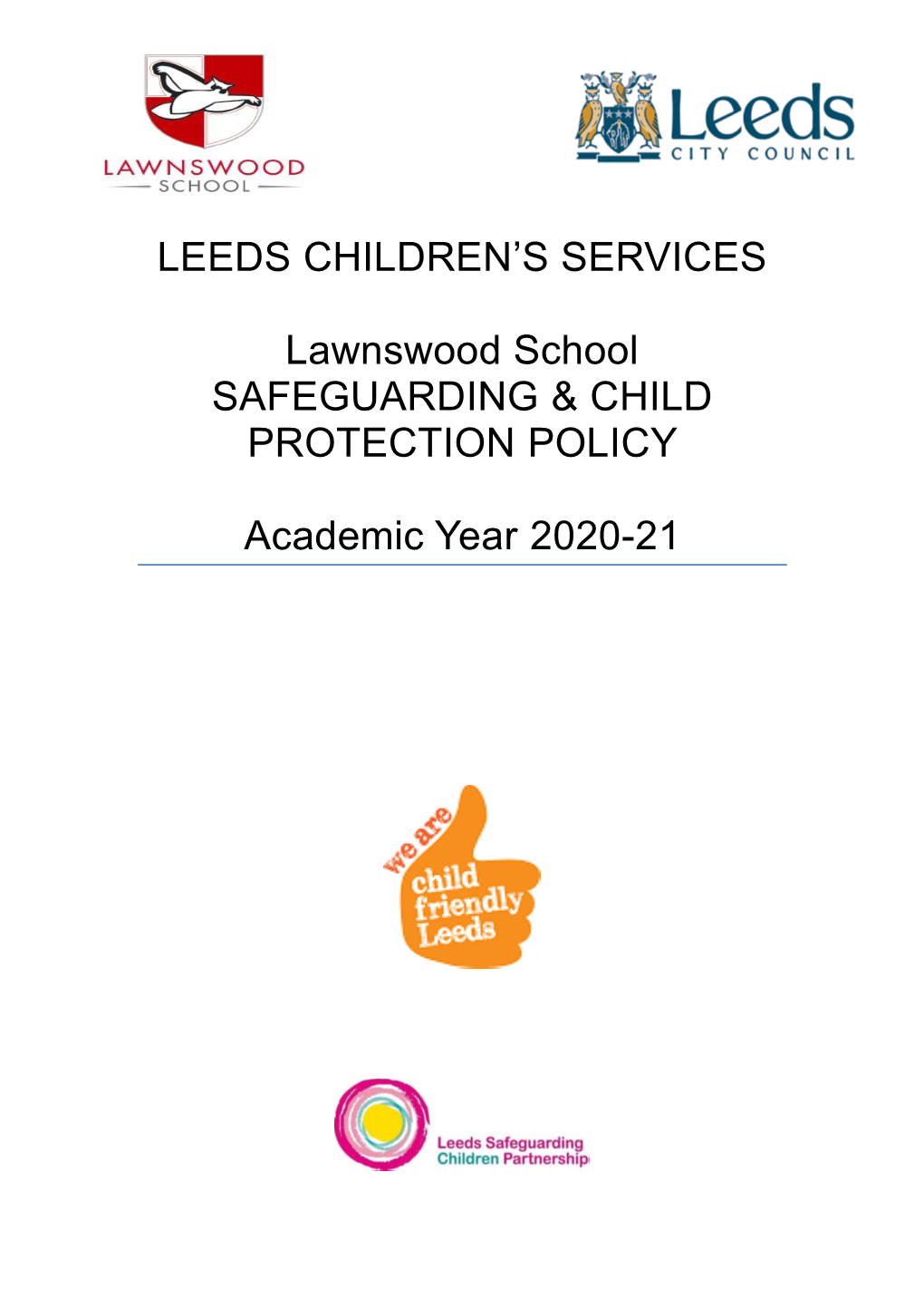 Safeguarding and Child Protection Policy 2020-21 3