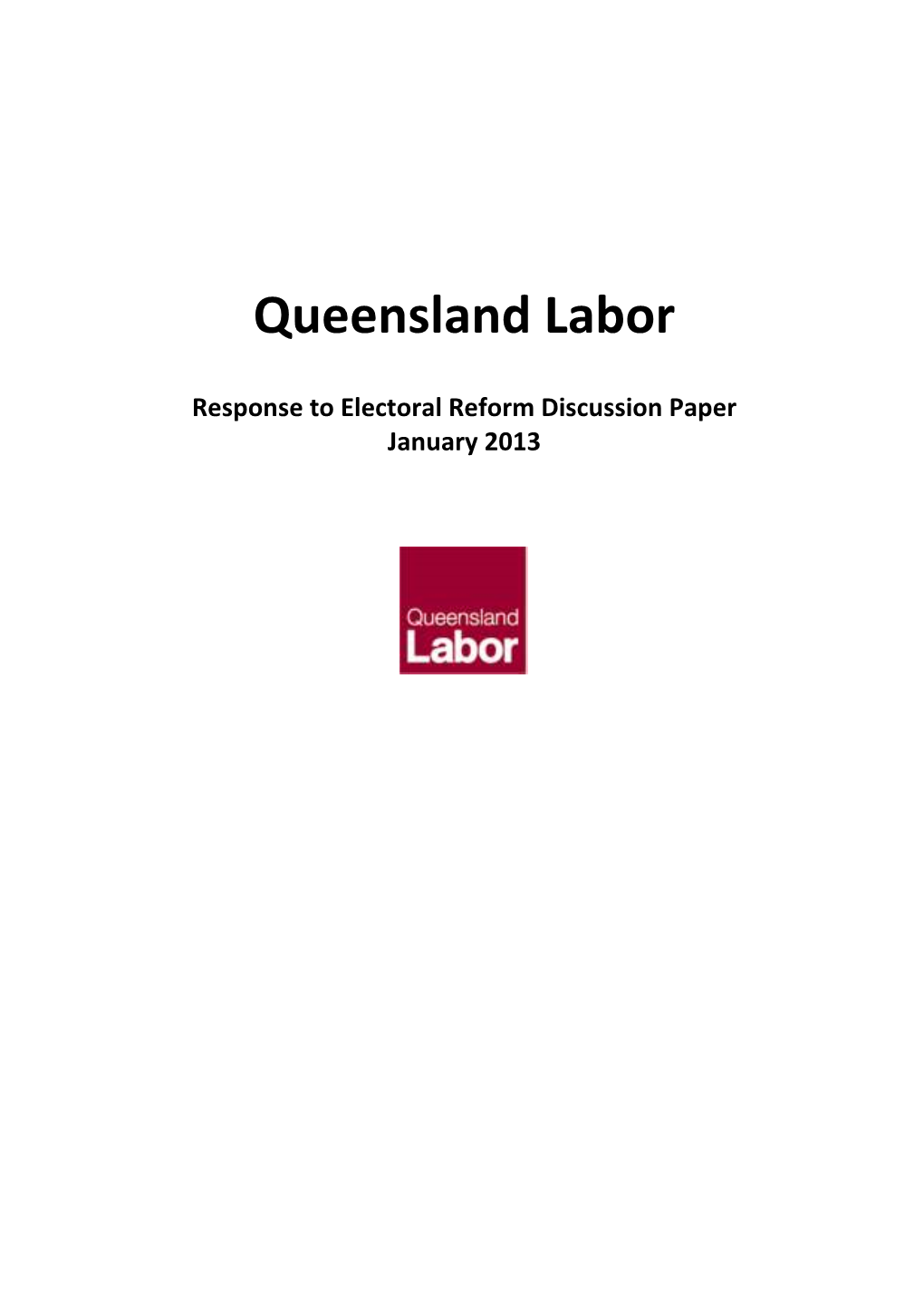 Queensland Labor