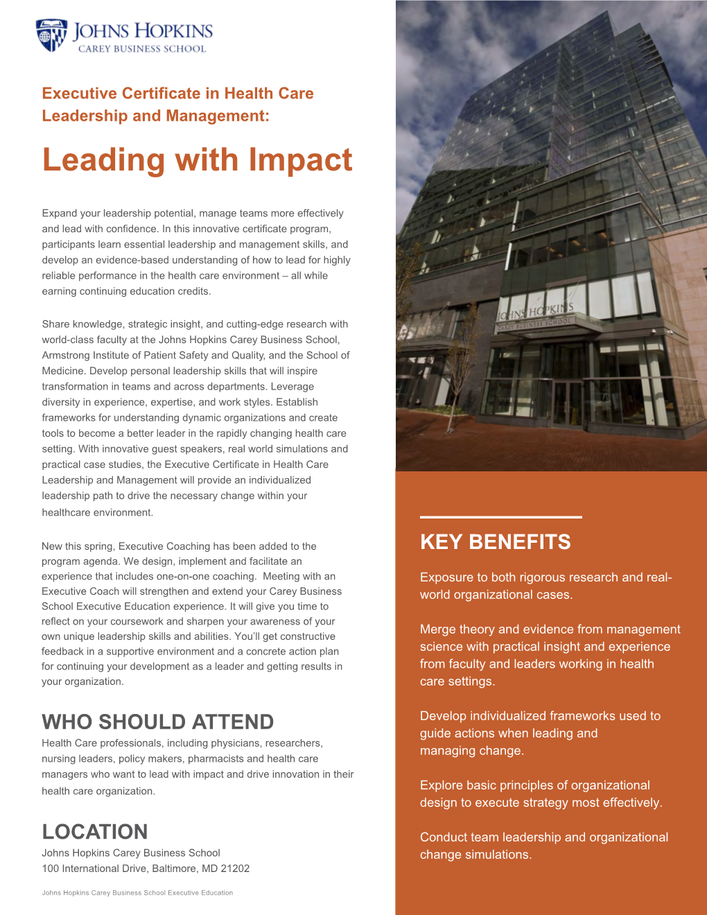 Leading with Impact