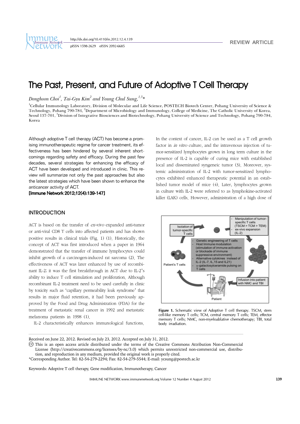 The Past, Present, and Future of Adoptive T Cell Therapy