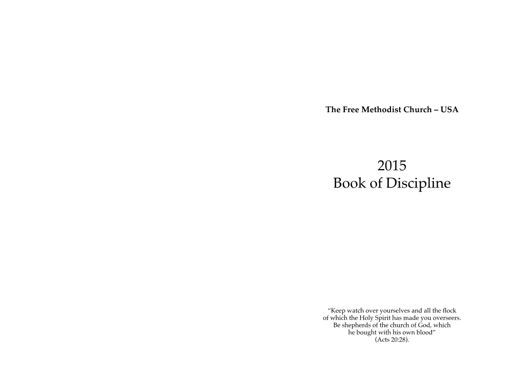 2015 Book of Discipline