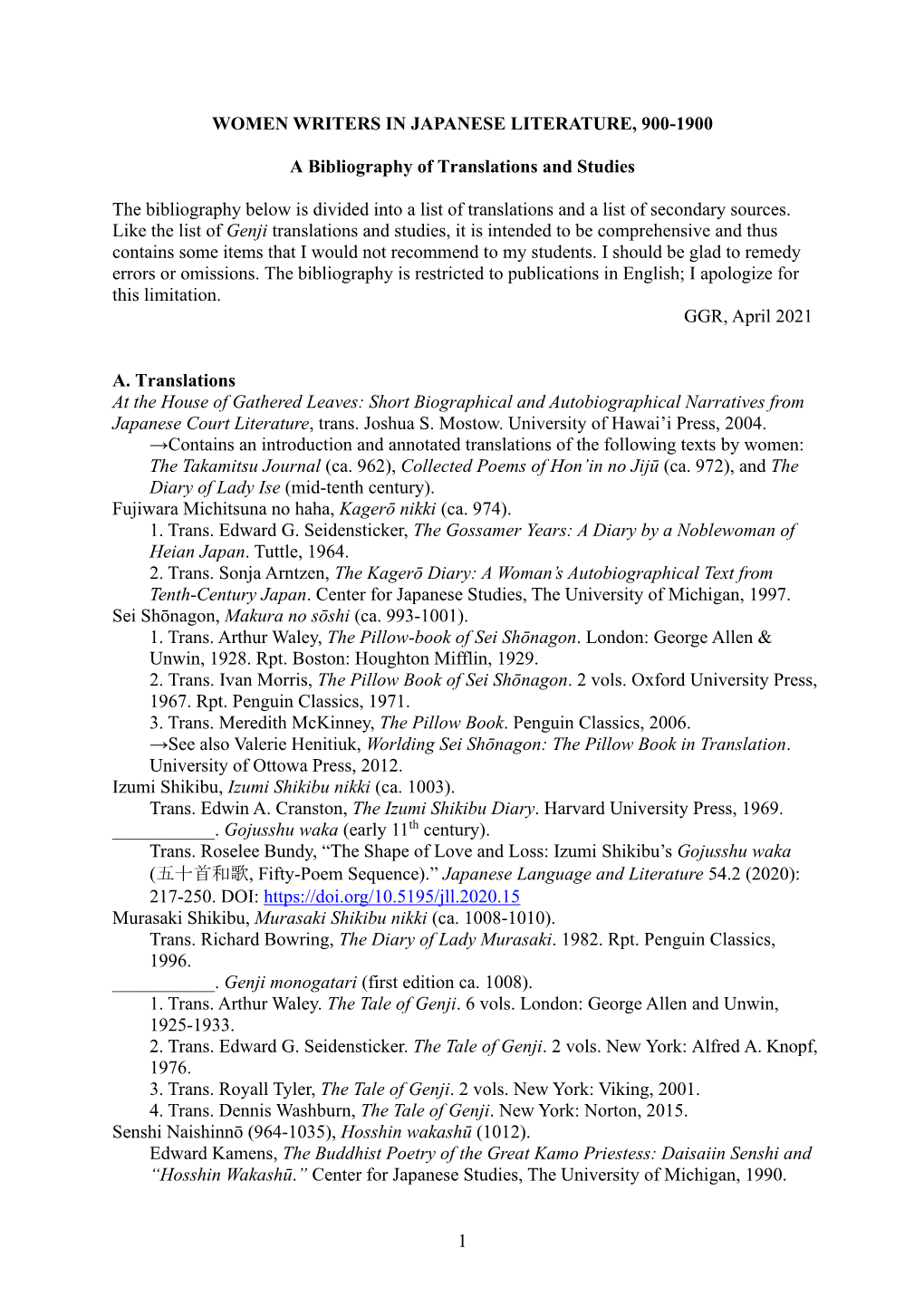 Bibliography in PDF Format