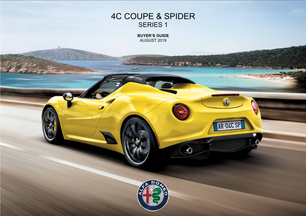 4C Coupe & Spider