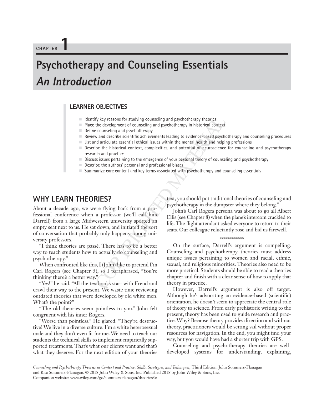 Definitions of Counseling and Psychotherapy