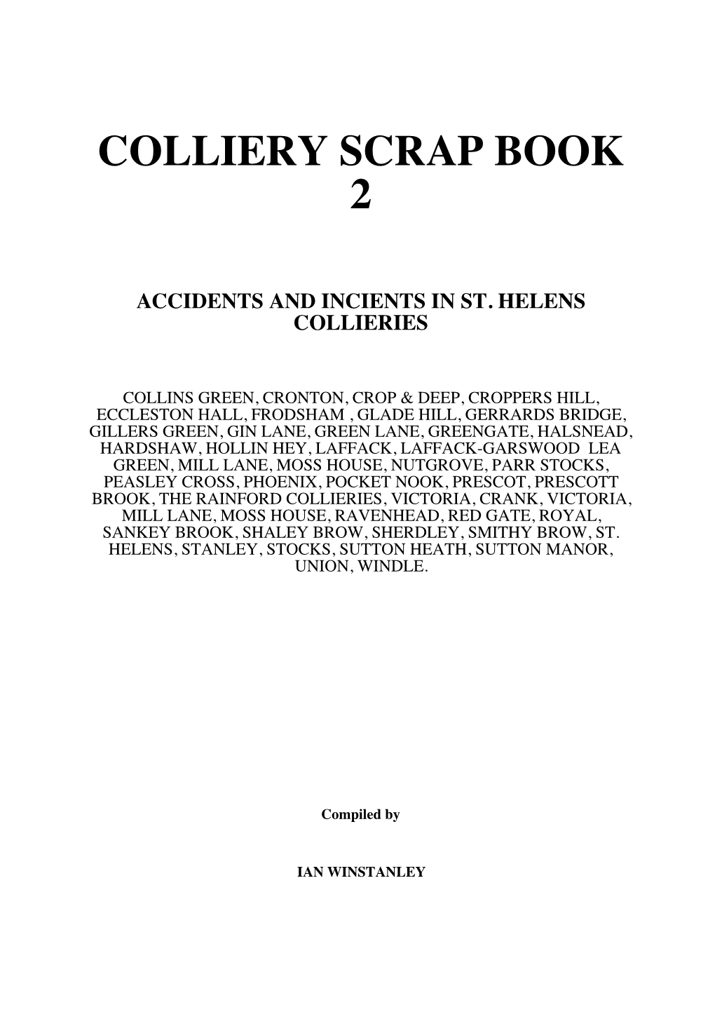 Colliery Scrap Book 2