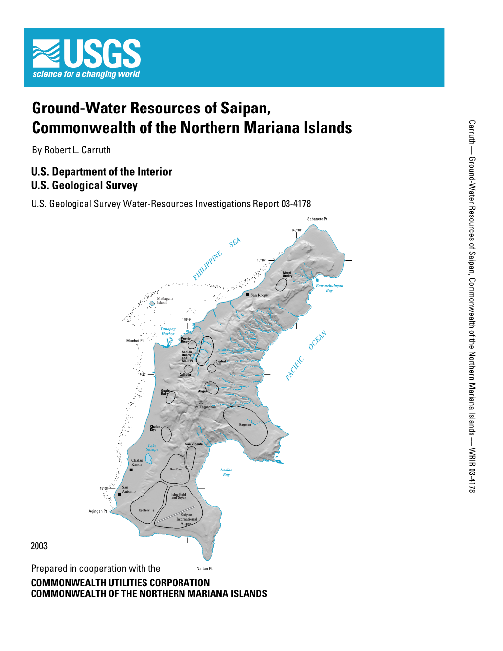 Ground-Water Resources of Saipan, Commonwealth of the Northern Mariana Islands