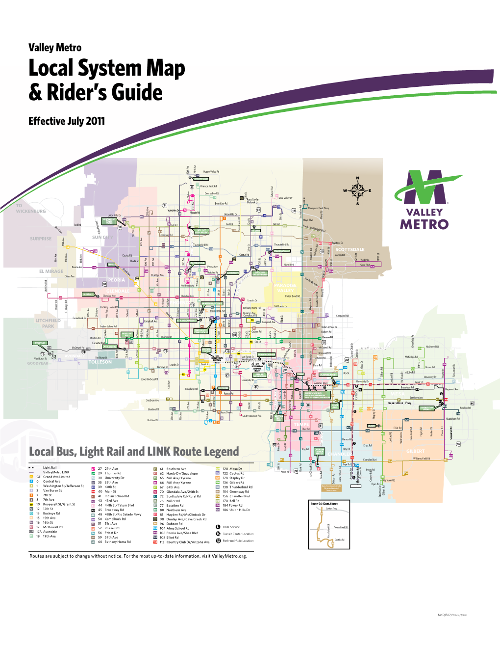 Local System Map & Rider's Guide