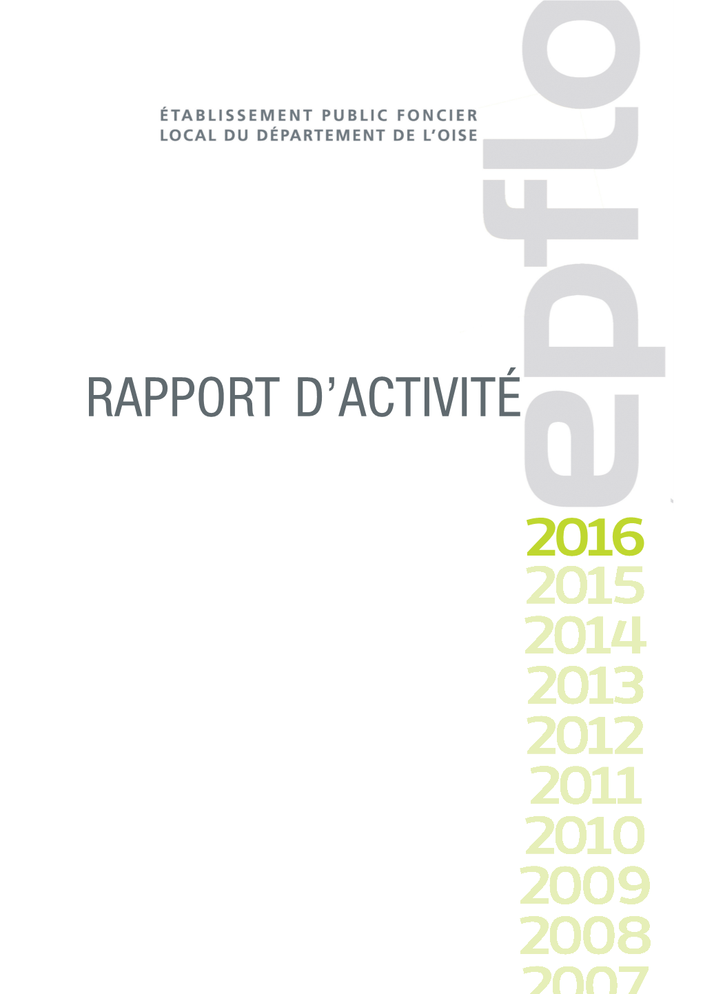 Rapport D'activité 2016