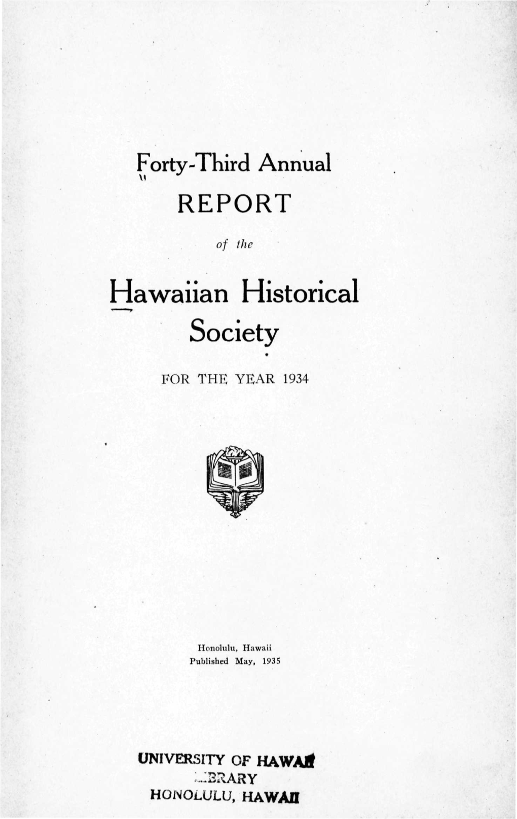 Hawaiian Historical Society