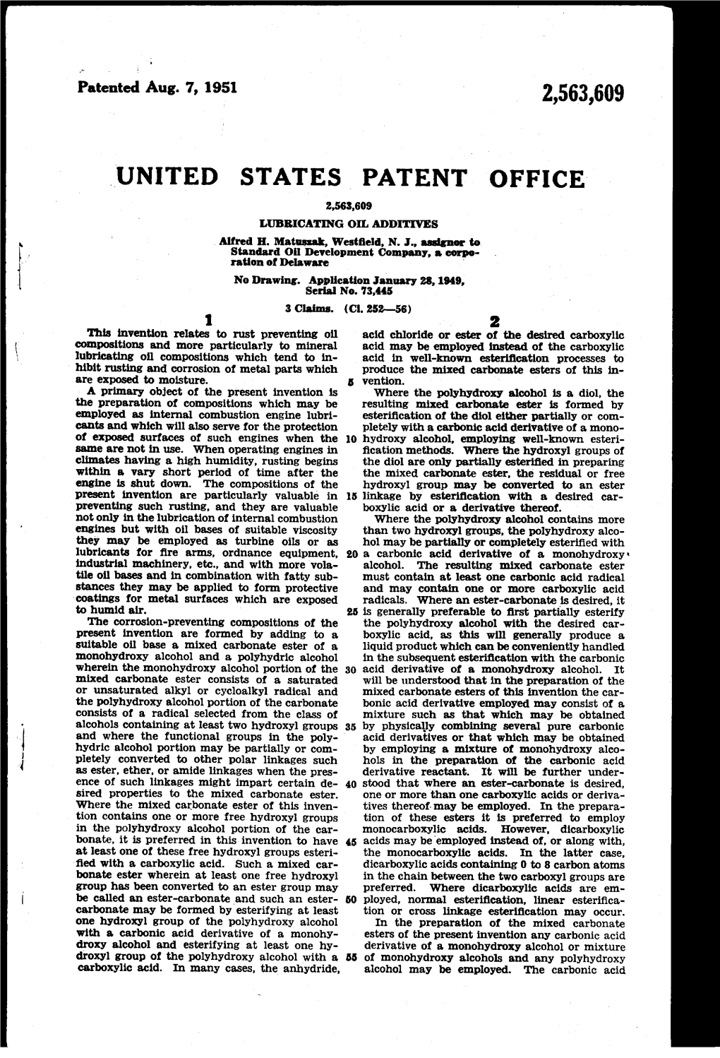 United States' Patent Office