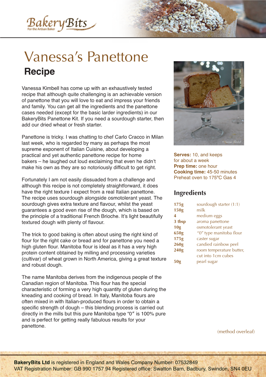 Vanessa's Panettone