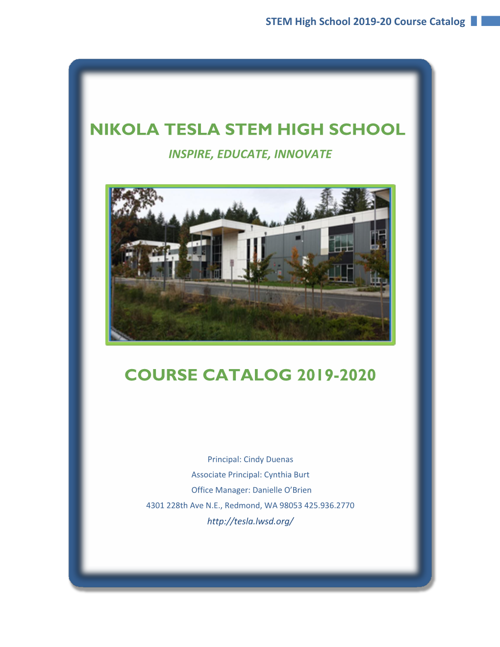 STEM 2014-2015 Course Handbook