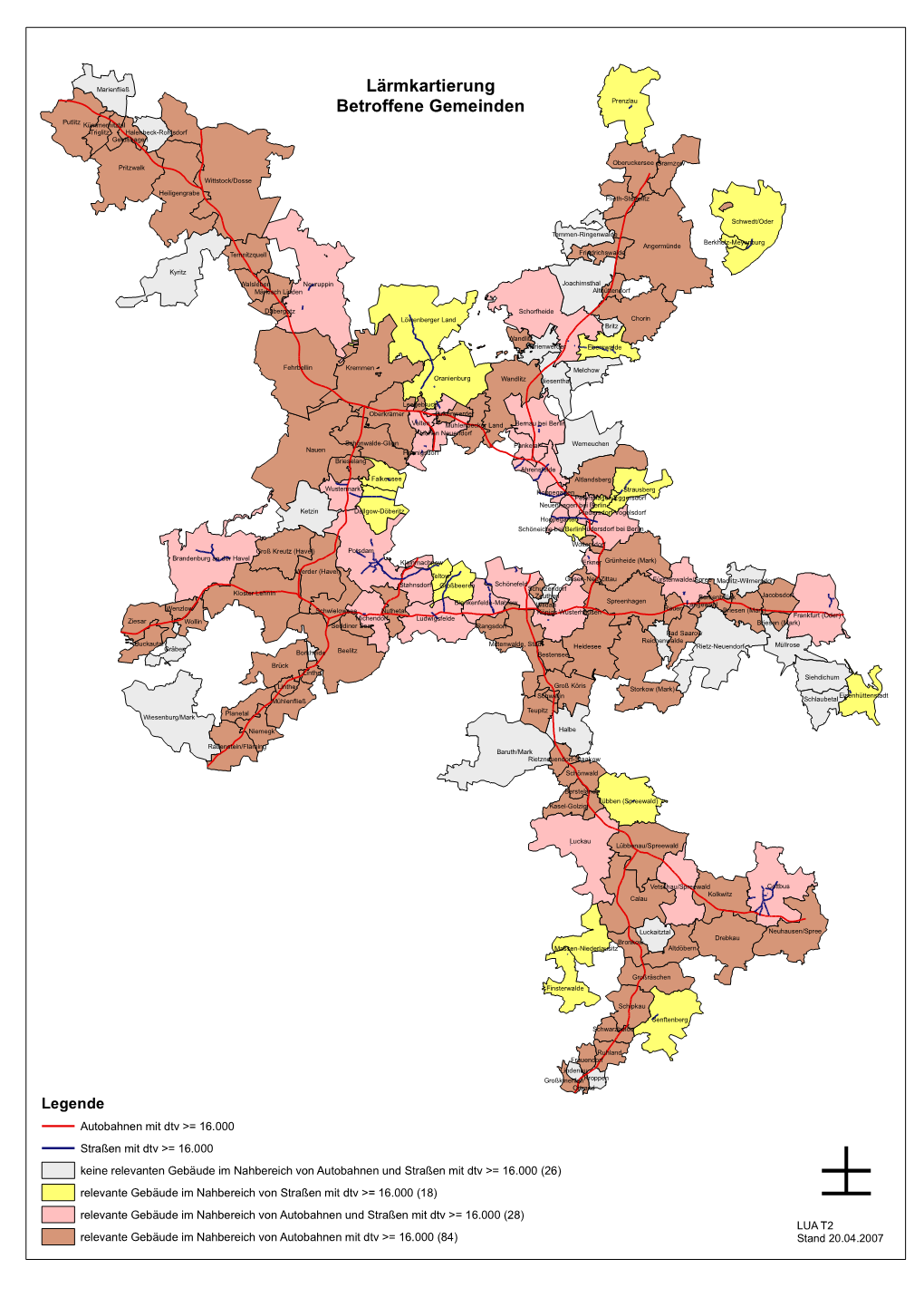 Lärmkartierung Brandenburg