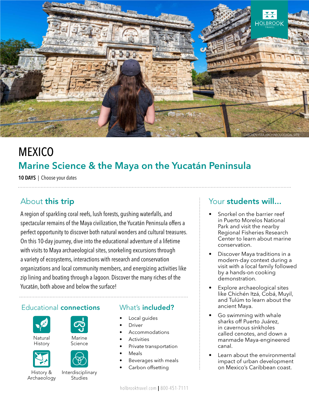 Mexico Marine Science & the Maya on the Yucatán Peninsula 10 DAYS | Choose Your Dates