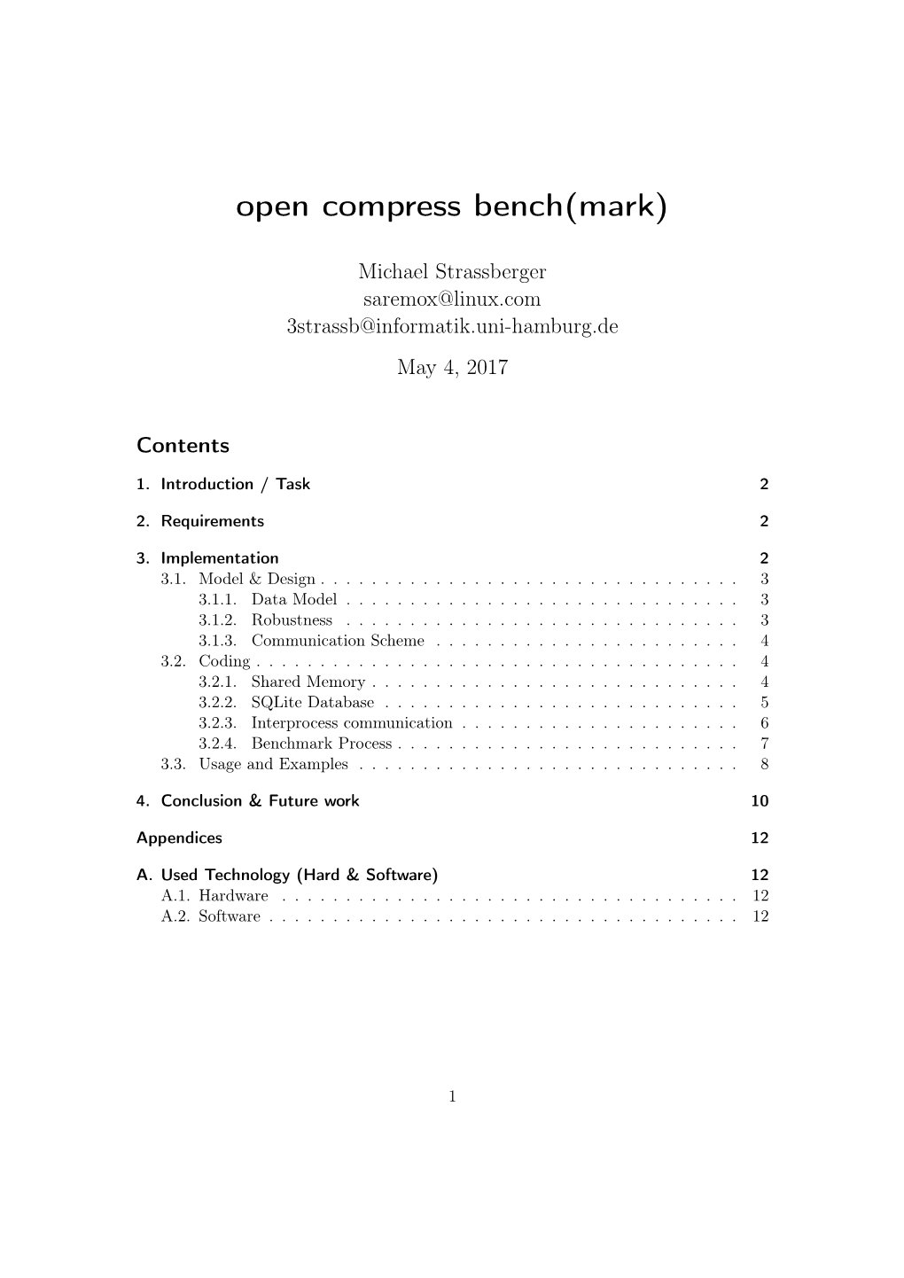 Open Compress Bench(Mark)